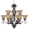 Maxim Lighting Symphony 9-Light 32" Wide Oil Rubbed Bronze Chandelier 11245SAOI - alternate 1